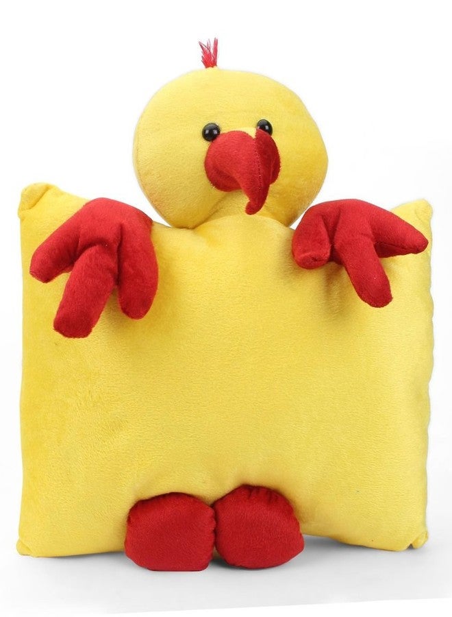 تيكلز وسادة ببغاء أصفر محشوة ناعمة للأطفال، 33 سم، هدية مثالية لأعياد الميلاد - Image 1